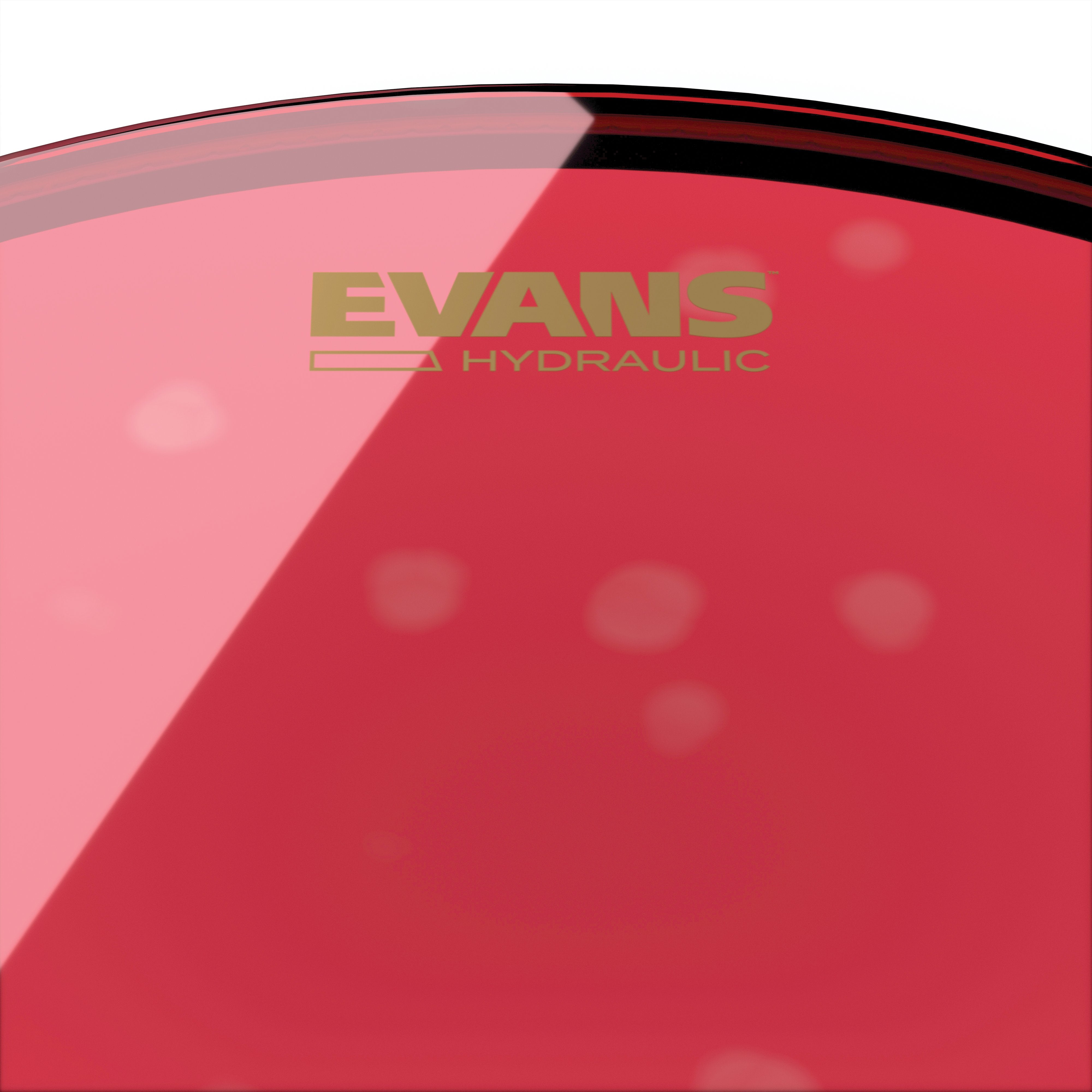 Evans Hydraulic Red Bass Drumhead - 22" - Image 2