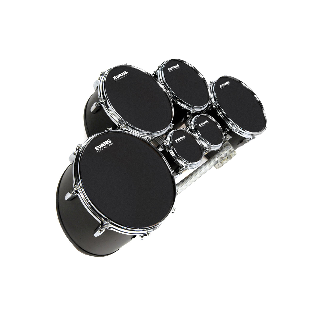 Evans MX Black Marching Tenor Drumhead - 10" - Image 3