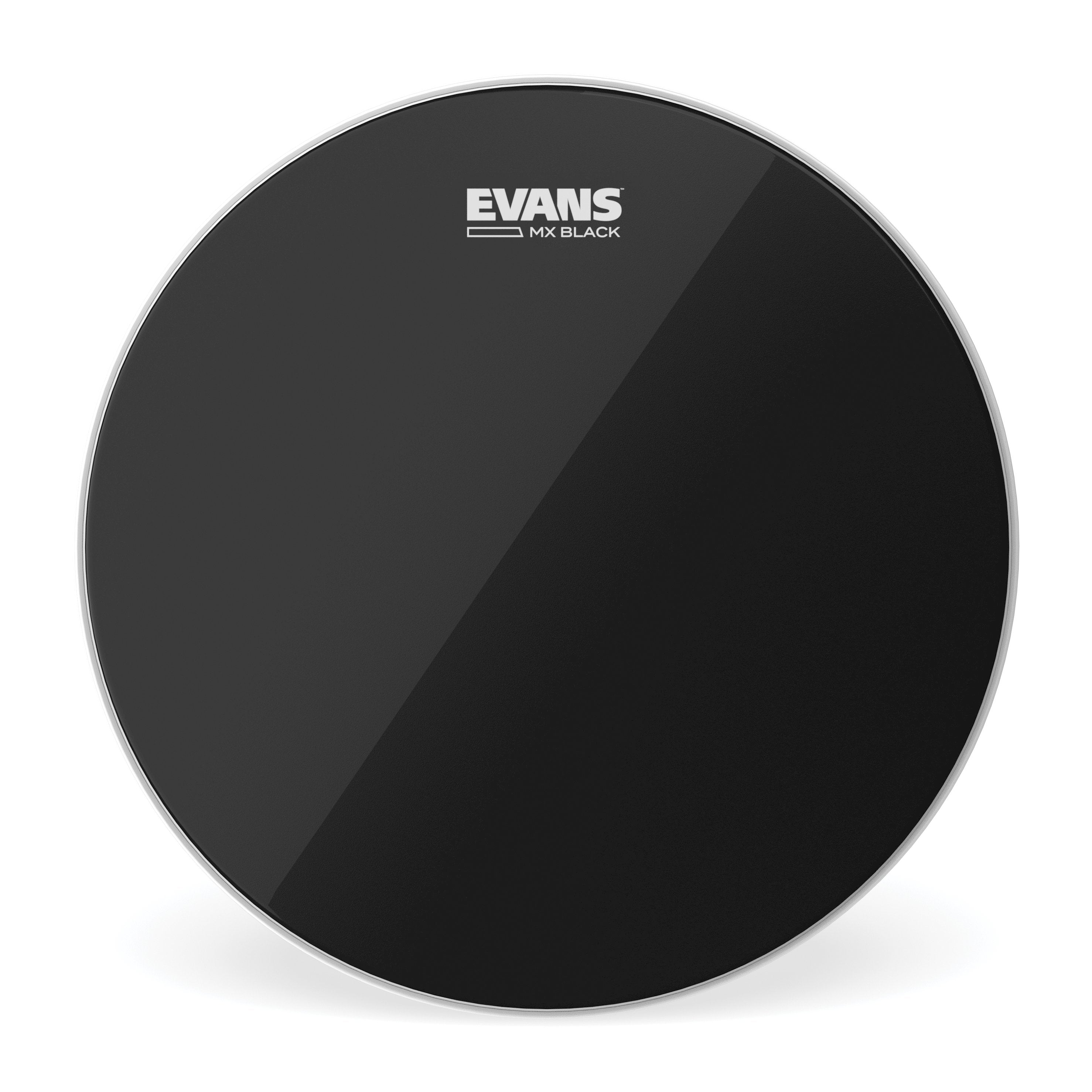 Evans MX Black Marching Tenor Drumhead - 8" - Image 1
