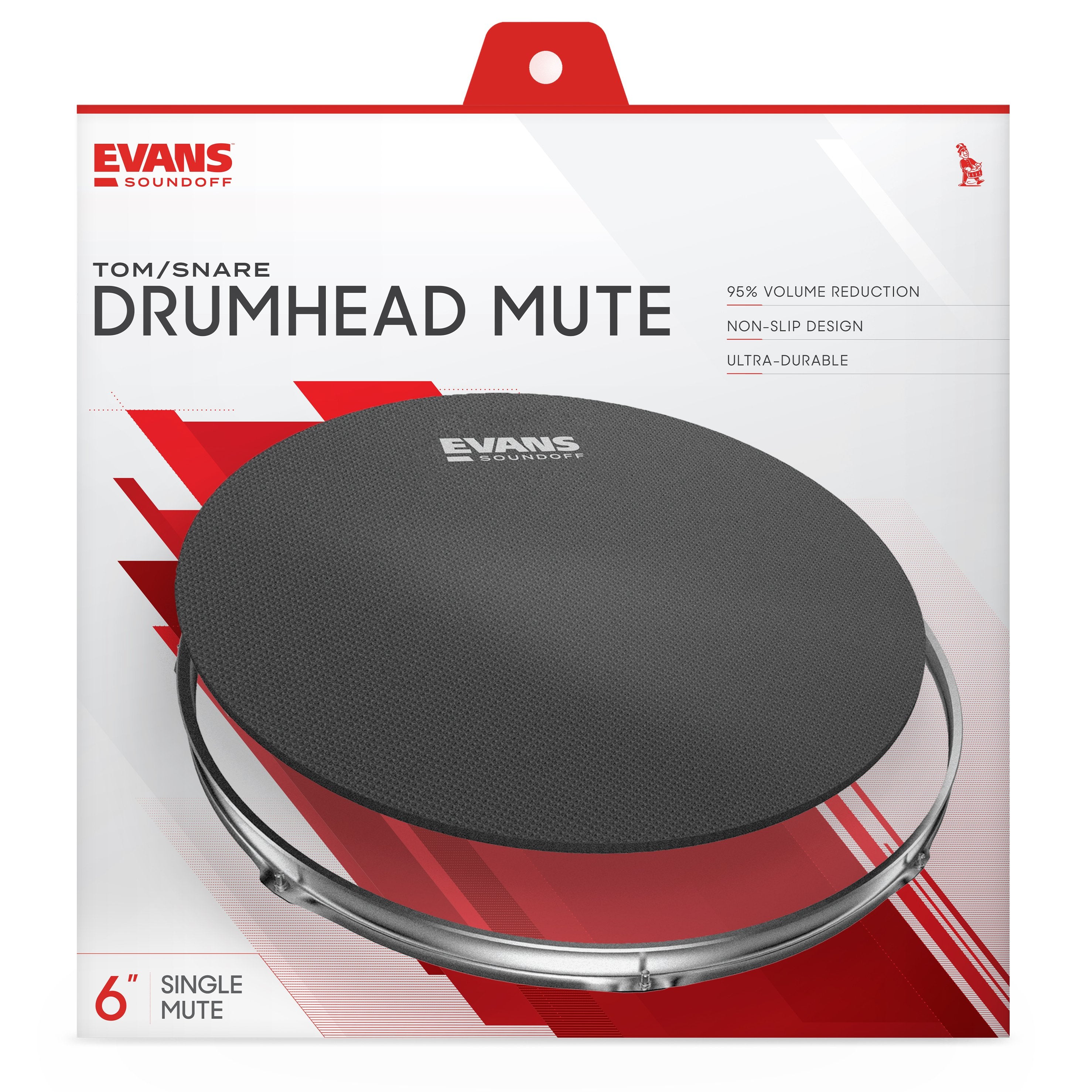 Evans SoundOff Drum Mute - 6" - Image 2