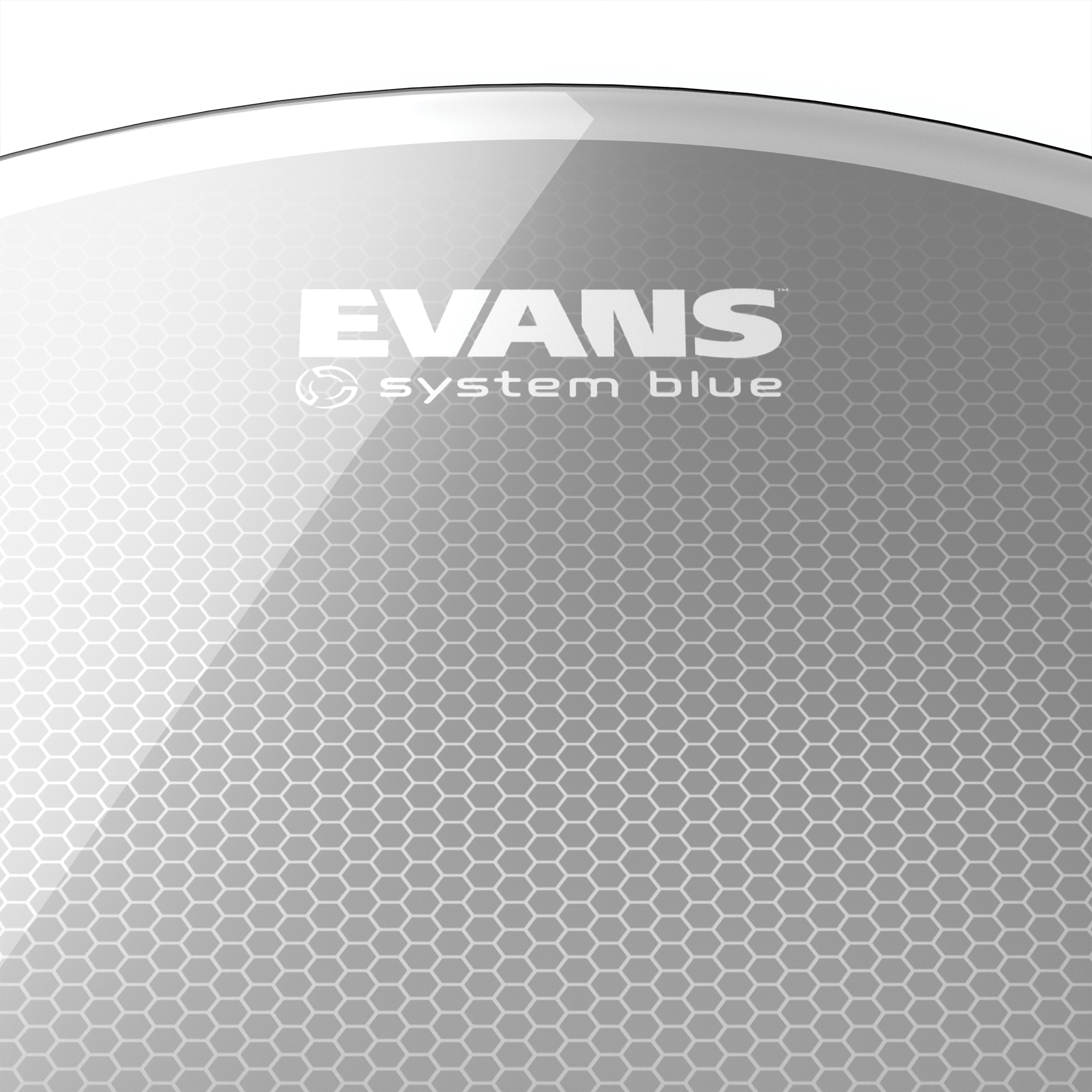 Evans System Blue Marching Tenor Drumhead - 10" - Image 2