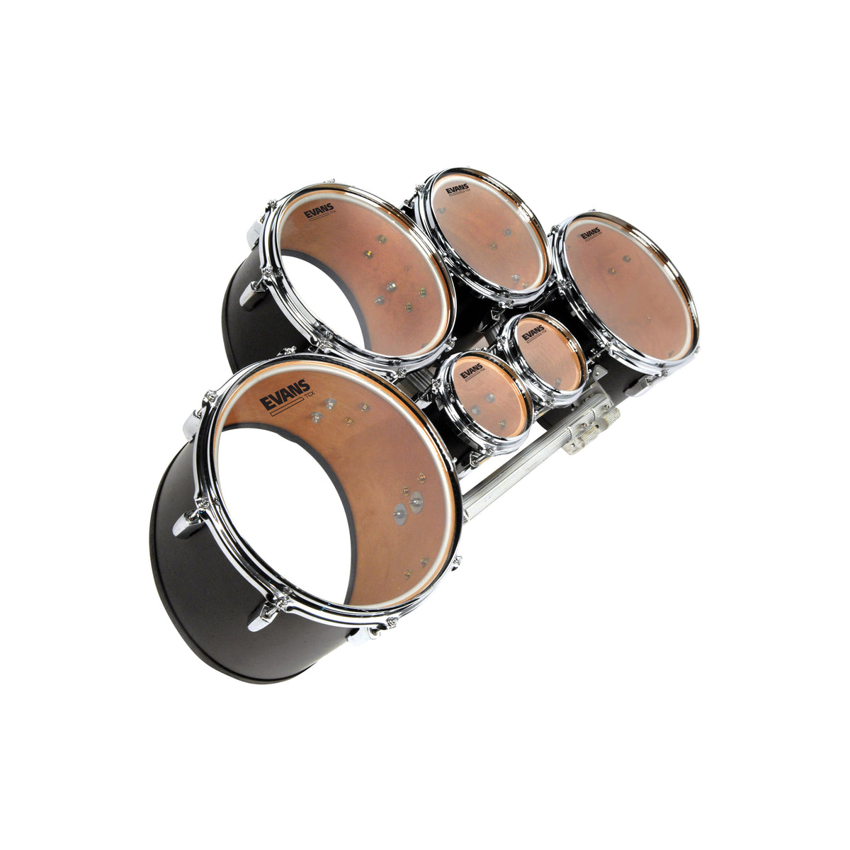 Evans TCX Clear Marching Tenor Drumhead - 12" - Image 3