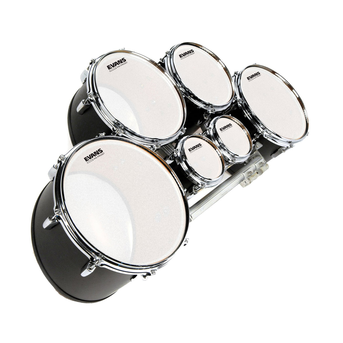 Evans MX Frost Marching Tenor Drum Head Pack - 6/10/12/13/14