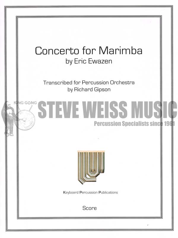 Ewazen-Concerto for Marimba PERC ENS VERSION (SP)- Solo M/B/2V/5M
