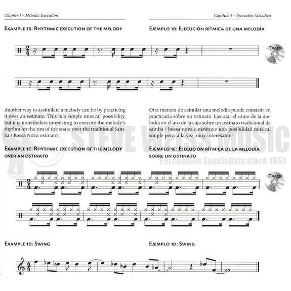 Ezequiel-Melodic Interpretation for the Drumset (w/CD)