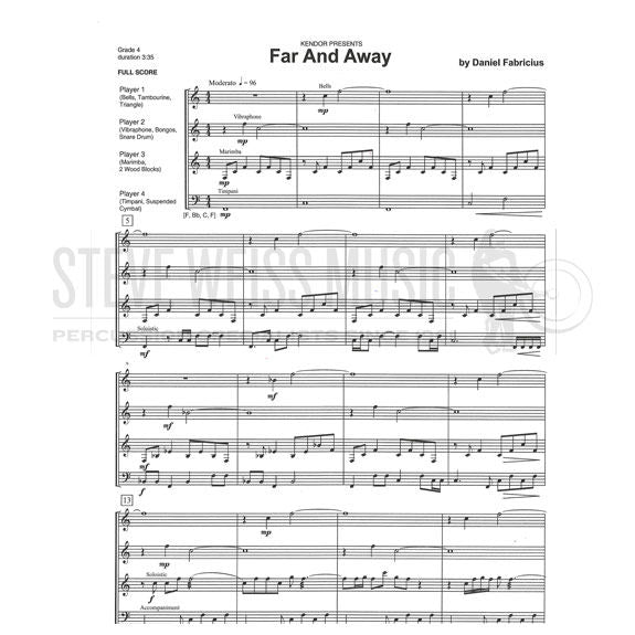 Fabricius-Far and Away (SP)-B/V/M/4T/P