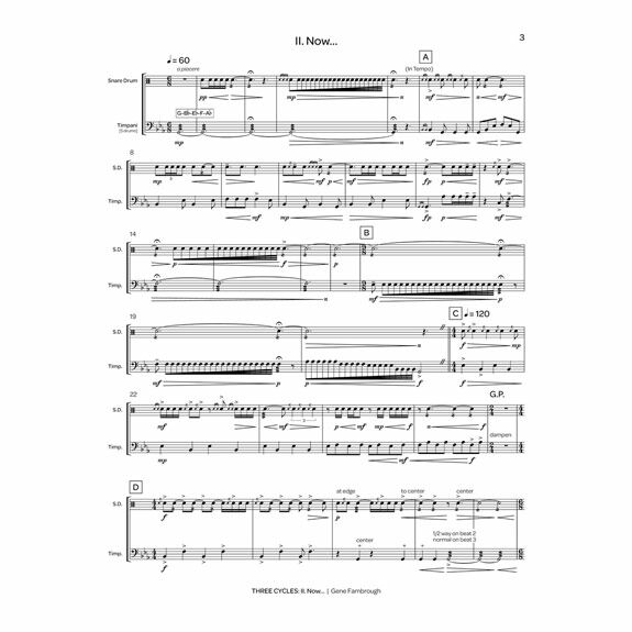Fambrough-Three Cycles (SP)-Solo SD/5T/BD/prerecorded track