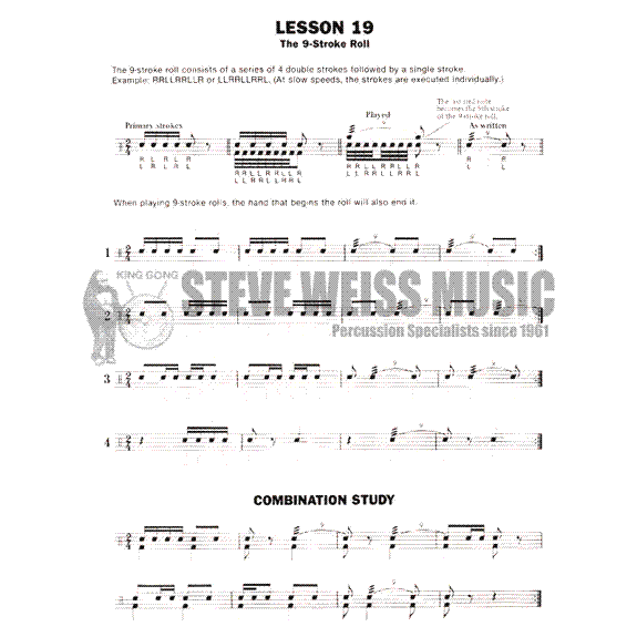 Feldstein/Black-Alfred's Beginning Drum Pack (Book, practice pad and sticks)