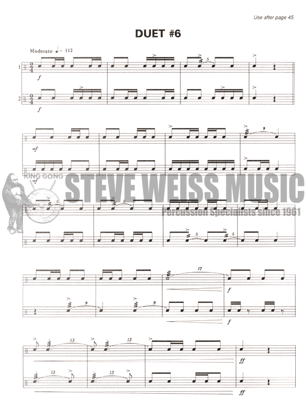 Feldstein/Black-Alfred's Beginning Snare Drum Duets (Book with CD)