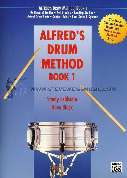 Feldstein/Black-Alfred's Drum Method book 1 (Book with DVD IN HARD CASE)