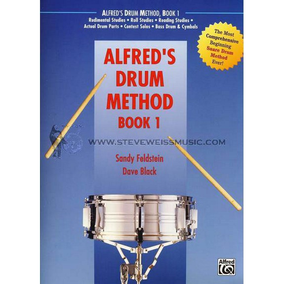 Feldstein/Black-Alfred's Drum Method book 1 (Book with DVD IN HARD CASE)