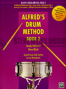 Feldstein/Black-Alfred's Drum Method Book 2 (Book with DVD IN SLEEVE)