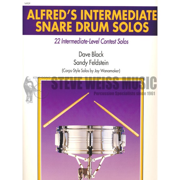 Feldstein/Black-Alfred's Intermediate Snare Drum Solos