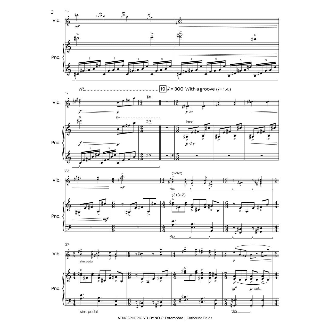 Fields-Atmospheric Study No. 2 “Extempore sample