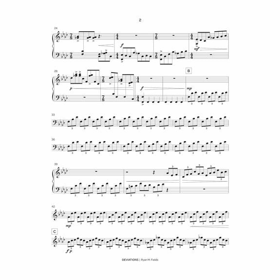 Fields-Deviations for Solo Marimba-M
