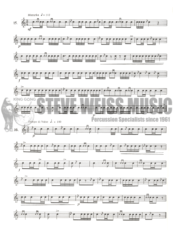 Fink-Studies for Snare Drum Vol 4 : The Flams