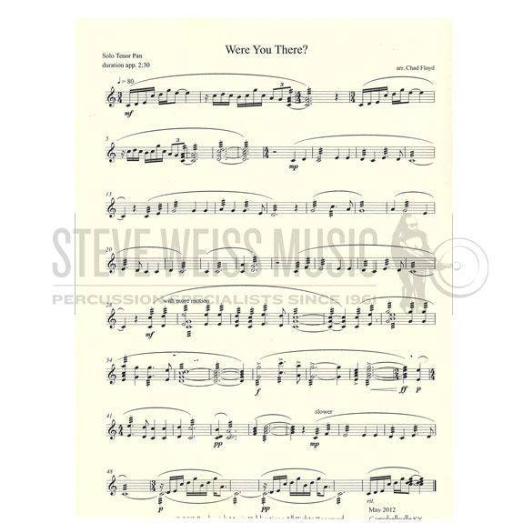 Floyd (arr.)-Were You There?-Tenor steel pan