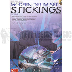 Flueck, Swiss" Chris-Modern Drum Set Stickings (bk. w/CD )"