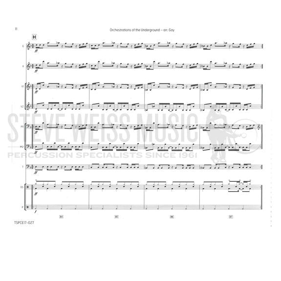 Fox-Orchestrations of the Underground arr. Gay (SP)-B/2V/ C/X/2M/4T/DS/P/EBG