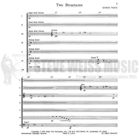 Frock-Two Structures for Percussion Ensemble