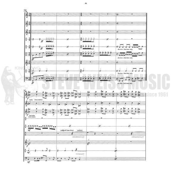 Gaetano-Overture for Percussion Ensemble(SP)