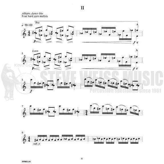 Gaetano-Two Movements for Marimba