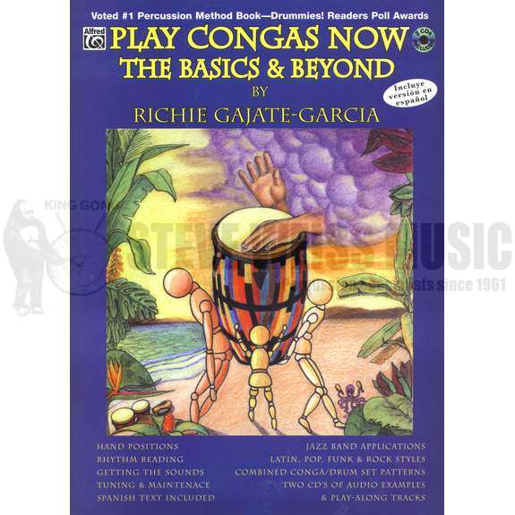 Gajate-Garcia-Play Congas Now: Basics & Beyond (w/CD)
