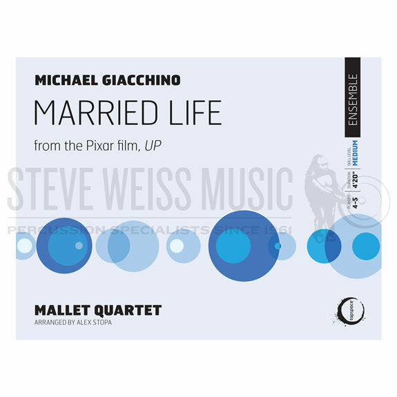Giacchino-Married Life arr. Stopa (SP)-B/V/M/opt. P