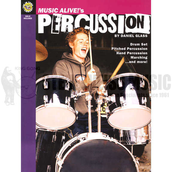 Glass-Music Alive's Percussion (book w/DVD)