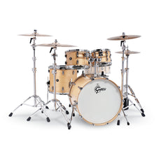 Gloss Natural - Gretsch Renown 4 Piece Maple Shell Pack - 22" bass Drum rn2-e8246-gn