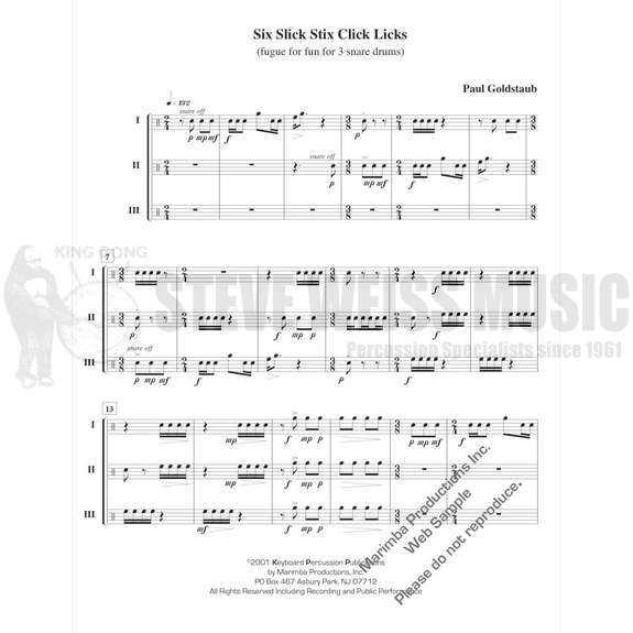 Goldstaub-Six Slick Stix Click Licks (SP)-3SD