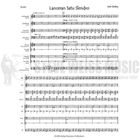 Gottry-Lanceran Satu Slendro (SP)-B/V/C/2M/2T/P