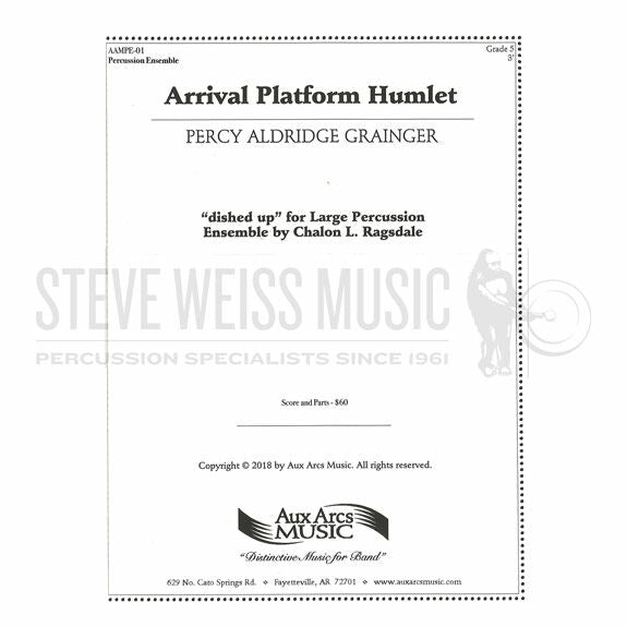Grainger-Arrival Platform Humlet arr. Ragsdale (SP)-B/2V/X /4M/Handbells/4T/P/PN/HP/Cel.