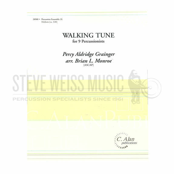 Grainger-Walking Tune arr. Monroe (SP)-B/V/C/Cro./X/2-3M/4T/P