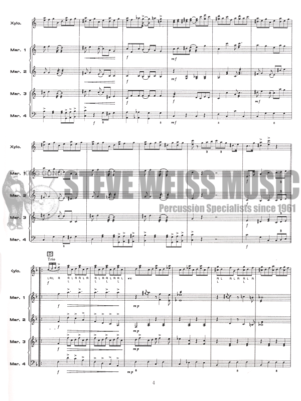 Green-Log Cabin Blues arr. Becker (SP)-X/4M
