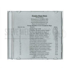 Green-Rags (CD) of George Hamilton Green (accompaniment CD)