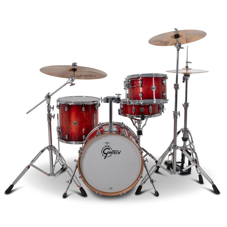 Gretsch Catalina Club CC2 4-Piece Shell Pack with 18" Bass Drum - Gloss Crimson Burst