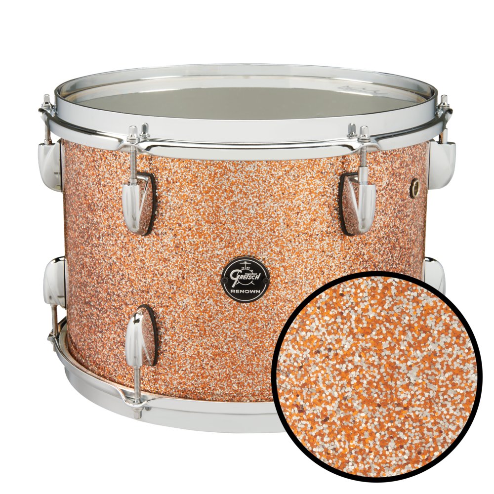 Gretsch Renown 4 Piece Drum Set (18/12/14/14sn) Champagne Sparkle GRE-RN2-J484-CSP