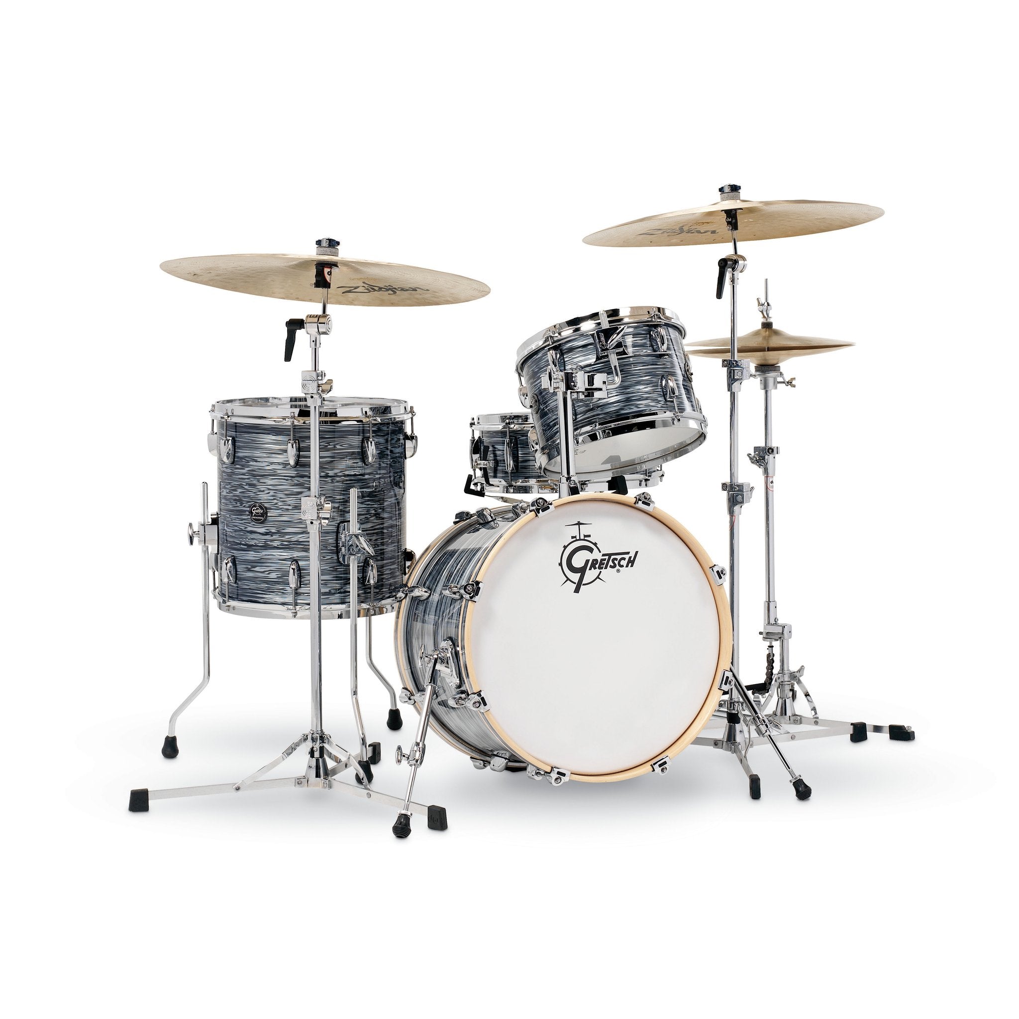 Gretsch Renown 4 Piece Drum Set (18/12/14/14sn) Silver Oyster Pearl rn2-j484-sop
