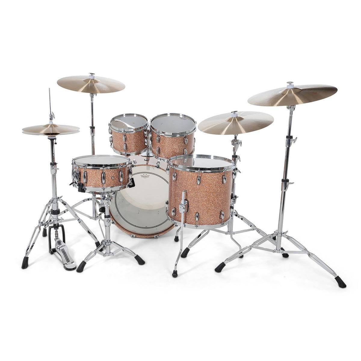 Gretsch Renown Drum Set Shell Pack Champagne Sparkle rn2-e825-csp player view