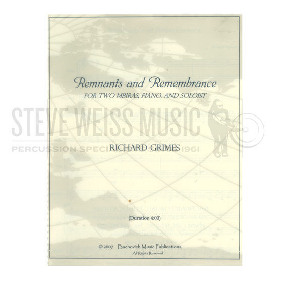Grimes-Remnants and Remembrance (SP)-2 mbiras/PN/VN or FL