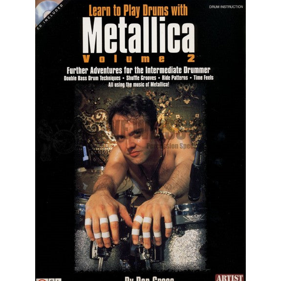 Gross-Learn to Play Drums with Metallica Vol 2 (w/CD)