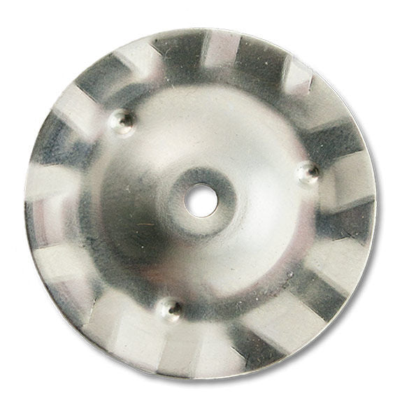 Grover 10" Projection-Plus Single Row Tambourine - Spanish Silver Fluted