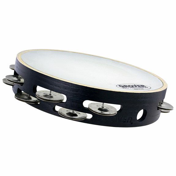 Grover 10" X-Series Synthetic Head Double Row Tambourine - German Silver