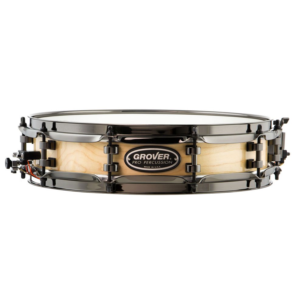 Grover Pro Keegee Piccolo Snare Drum Natural Lacquer - 14x3