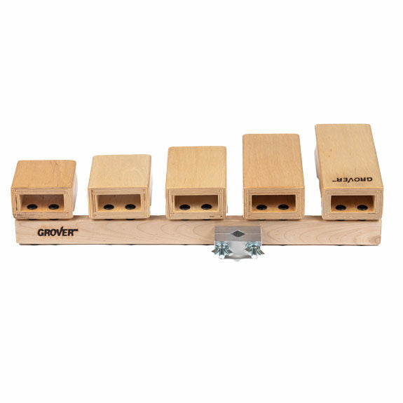 Grover Standard Temple Blocks with Mounting Bar
