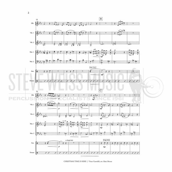 Guaraldi-Christmas Time is Here arr. Moore (SP)-B/2V/1-2M /P