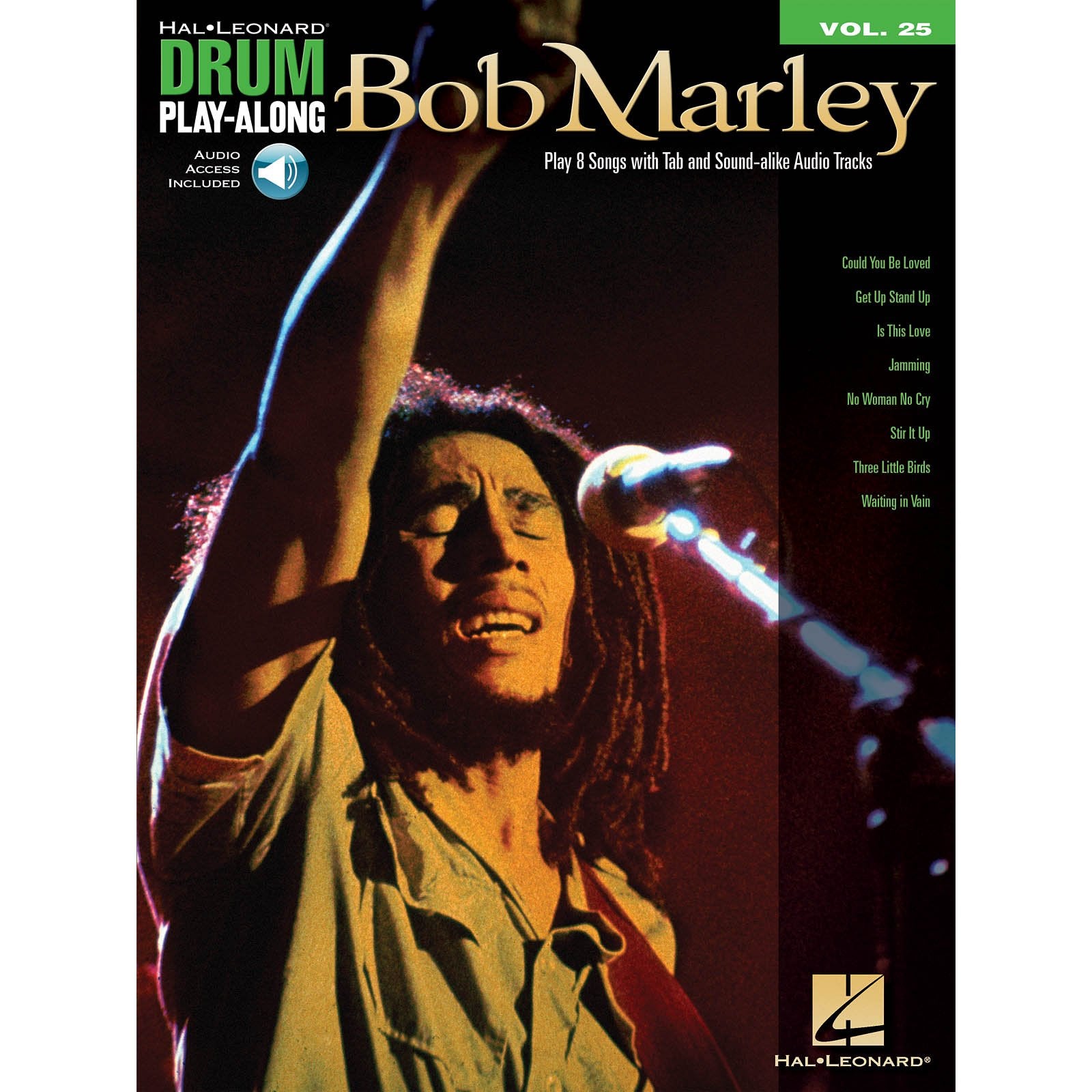 Hal Leonard Drum Play-Along - Bob Marley vol. 25 (Online Audio Access Included)