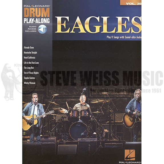 Hal Leonard Drum Play-Along-Eagles vol. 38 (Audio Access Included)