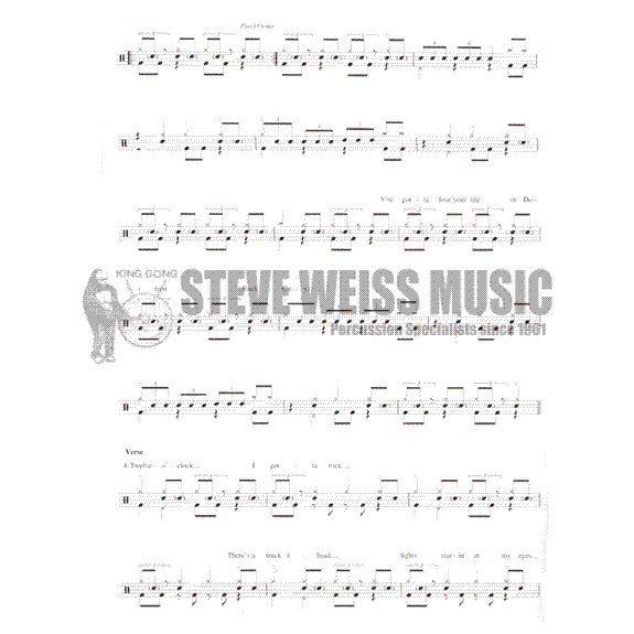 Hal Leonard Drum Play-Along-Hard Rock vol. 3 (bk/cd)